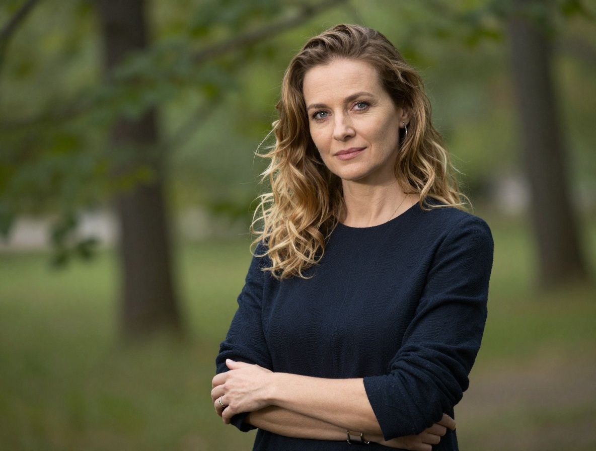 Профессор журналистики Марк Сандерс — мужчина в очках с седыми висками в деловом костюме